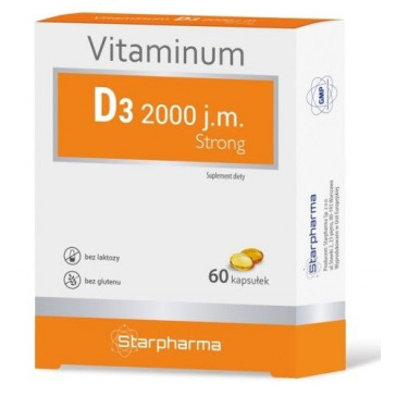 STARPHARMA D3-Vitamin 2000 ir kiti Strong N60
