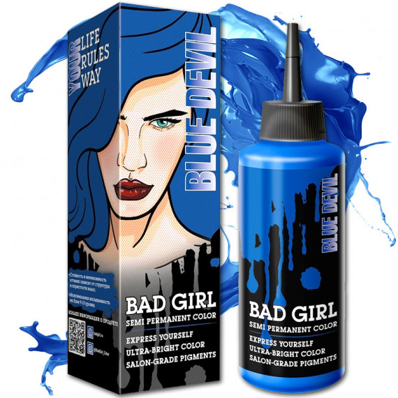 TINT SEMI-PERMANENT EFFECT COLOR Bad Girl BLUE 150ML