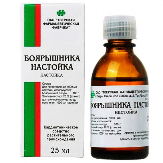 MERGELĖS TINKTŪRA 25 ml – Tverės farmacijos gamykla (Boyarisnik)