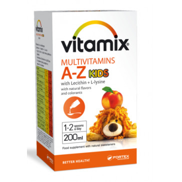 Multivitaminai Vitamix vaikams AZ 200 ml Forteks