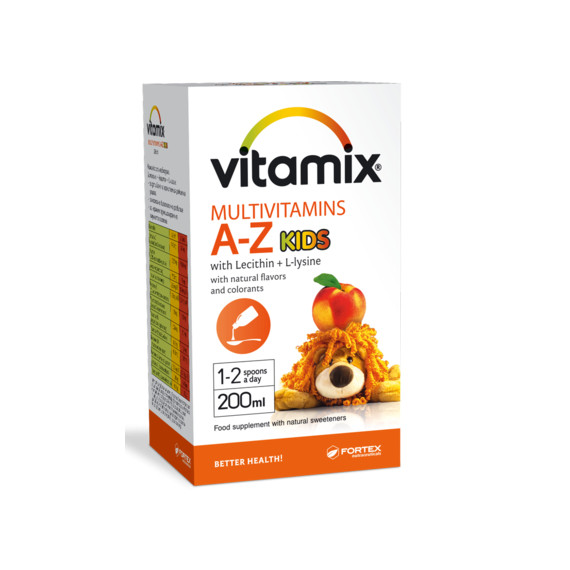 Vitamix multivitamiinid lastele A-Z 200 ml Fortex