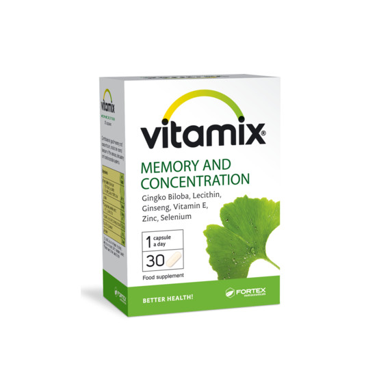 Vitamīni Vitamix atmiņai un smadzeņu darbībai N30 Forteks