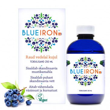 Raud vedelas vormis "BlueIron" 250 ml - Vitateka