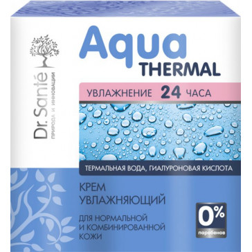 Dr.Sante Aqua Thermal - kosteuttava kasvovoide normaalille ja sekaiholle 50 ml