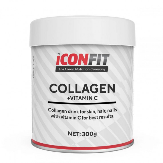 ICONFIT Kolagenas + vitaminas C - nearomatizuotas 300g