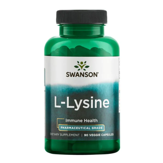 L-LYSINE CAPSULES N90 - SWANSON (L-lysine)