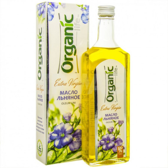 LINESEED OIL 500ML ORGANIC ALTAY - Altai Specialist (Пищевое масло)