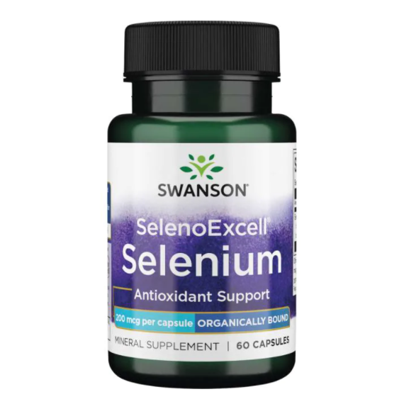 SELENIUM CAPSULES 200MCG N60 - SWANSON (Selenium)