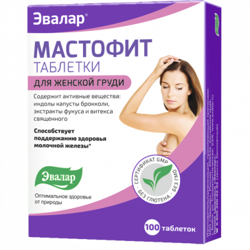 Mastofit "Evalar", tab. No. 100 per 0.2 g blister