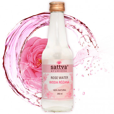 ROSE WATER FOR THE FACE SATTVA 250ML