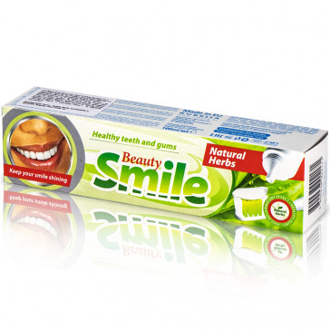 Beauty Smile Natural Herbs zobu pasta ar augiem 100 ml