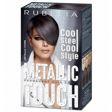 Краска для волос тон "Metallic Stone" (Черное Серебро), 100 ml