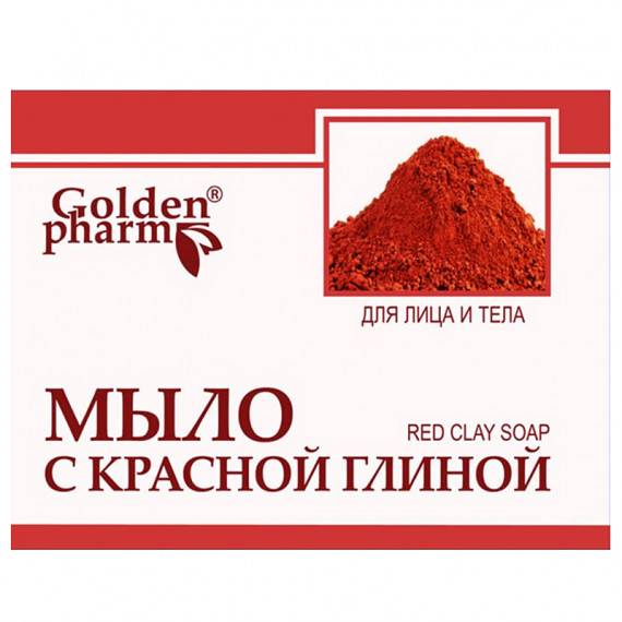 Seep raudona saviga 70 g - Golden pharm