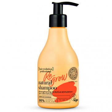 Šampoon "Hair Evolution Re-Grow" Aktiivse kasvu stimuleerimise tugevdamine 245 ml - Natura Siberica.