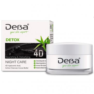 öö näokreem normaalsele ja kombineeritud nahale 50 ml - DeBa DETOX