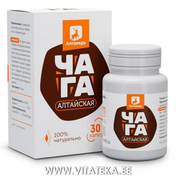 Altai Chaga C-vitamiiniga, 30 kapslit - AltayVed