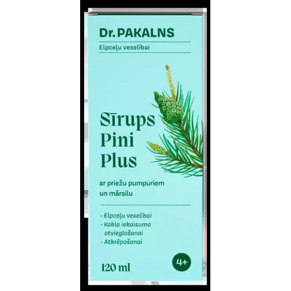 Pini Plus siirup, 120 ml - Dr. Pakalns