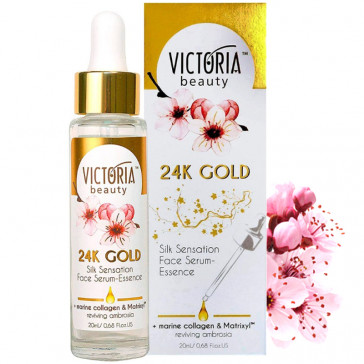"Victoria Beauty" Vananemisvastane seerum näole 24k kullaga , 20 ml