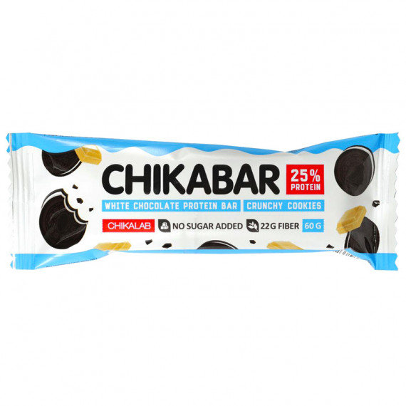 CHIKABAR Chocolate Protein bar Хрустящее печенье 60 gr