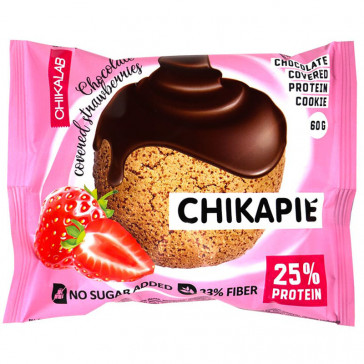 Протеиновое печенье Chikalab клубника 80 г