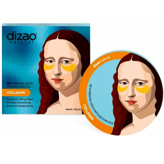 "DIZAO" Hüdrogeelsed silmapadjad kuldne "Kollageen", 60 tk. "DIZAO" Hüdrogeelsed silmapadjad kuldne "Kollageen", 60 tk.