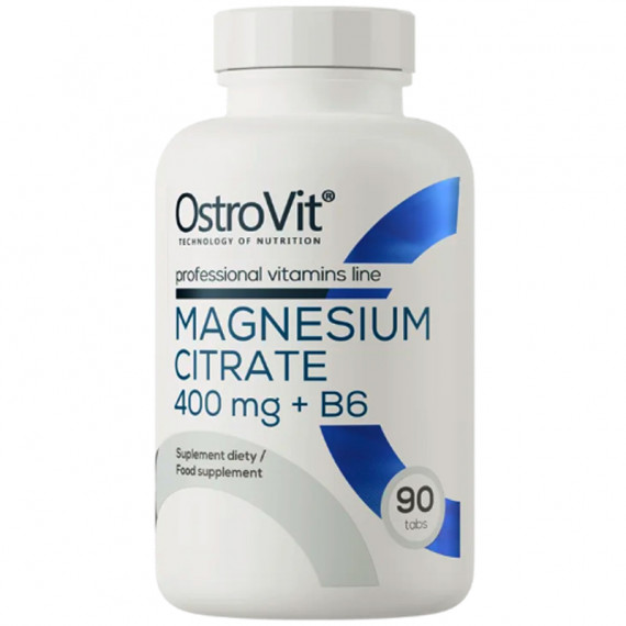 "OstroVit" TOIDULISAND MAGNEESIUMTSITRAAT 400 mg + B6, TABLETID 90 TK. "OstroVit" TOIDULISAND MAGNEESIUMTSITRAAT 400 mg + B6, TABLETID 90 TK.