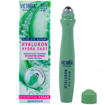 "VictoriaBeauty" RULL-SILMASEERUM ALOE JA HÜALUROONHAPPE, 15 мл