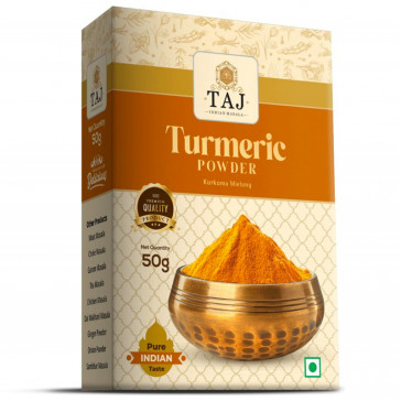 "TAJ" KUIVATUD JAHVATATUD KURKUMIJUUR (PULBER) , 50 g
