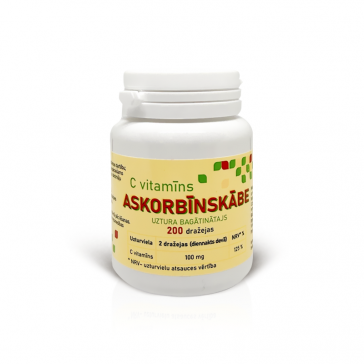 "Viola Herb" ASKORBIINHAPE, TOIDULISAND 50g, 200 dražee