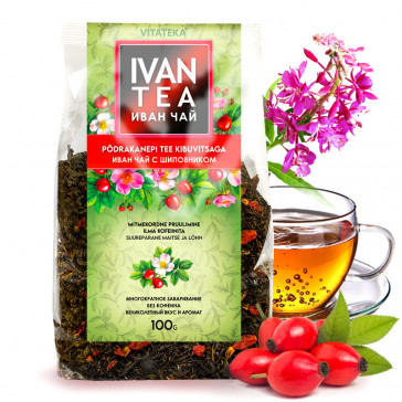 PÕDRAKANEPI TEE шиповник100 GR. VITATEKA