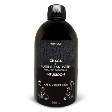 "BEFUX" zemestauku sulaar cagas uzlejumu ( CHAGA+Harilik tanuseen/Phallus impudicus ), INFUSIOON, 500 ml