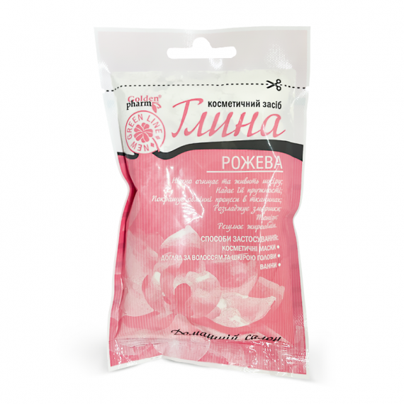 "Golden Pharm" KOSMEETILINE SAVI KEHALE "ROOSA", 60 g "Golden Pharm" KOSMEETILINE SAVI KEHALE "ROOSA", 60 g