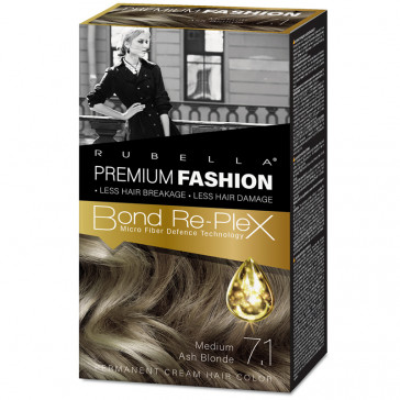 "PREMIUM FASHION COLOR" JUUKSEVÄRV "MEDIUM ASH BLONDE" 7.1 , 130 ml