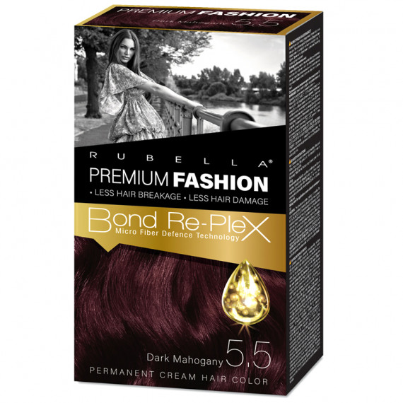 "PREMIUM FASHION COLOR" JUUKSEVÄRV "DARK MAHOGANY" 5.5, 130 ml "PREMIUM FASHION COLOR" JUUKSEVÄRV "DARK MAHOGANY" 5.5, 130 ml