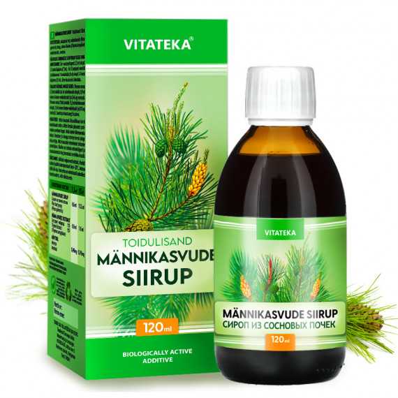 Sirupas iš pušų pumpurų 120 ml - Atkuriamoji iš Vitateka | Pirkite Vitateka.ee Sirupas iš pušų pumpurų 120 ml - Atkuriamoji iš Vitateka | Pirkite Vitateka.ee