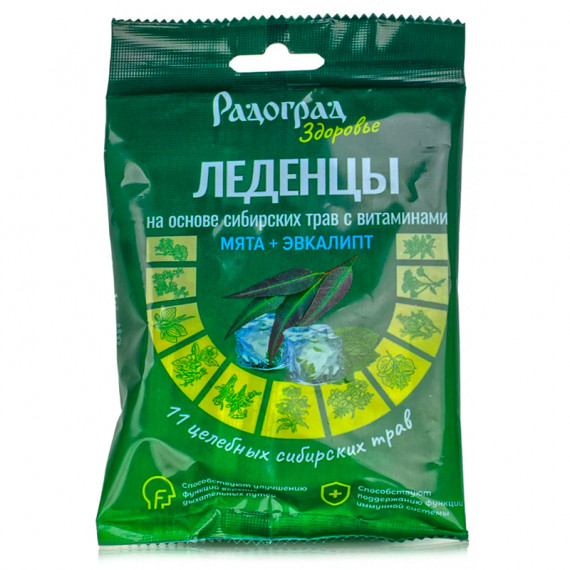 Карамель Мята/Эвкалипт 3,2г 15шт Карамель Мята/Эвкалипт 3,2г 15шт