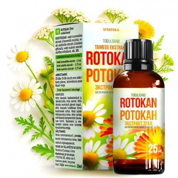 Rotokan 25 ml-VITATEKA - Ekstrakti / Tablešu formas no Vitateka | Pērc Vitateka.ee Rotokan 25 ml-VITATEKA - Ekstrakti / Tablešu formas no Vitateka | Pērc Vitateka.ee
