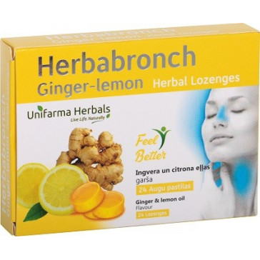 AP HerbaBronch Lemon & Ginger N24 Unifarma