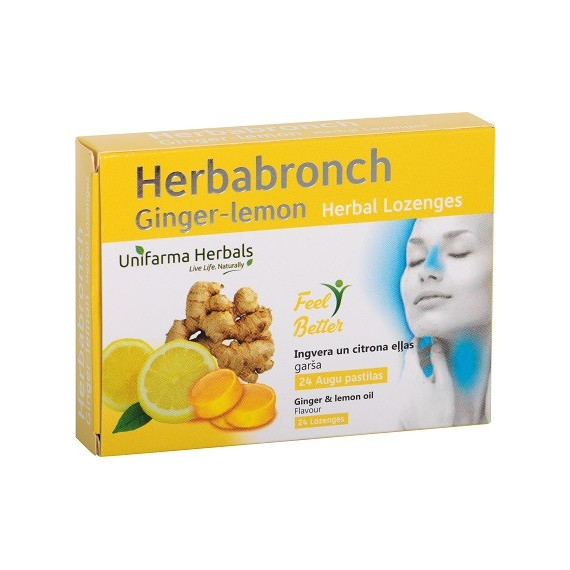AP HerbaBronch Lemon & Ginger N24 Unifarma