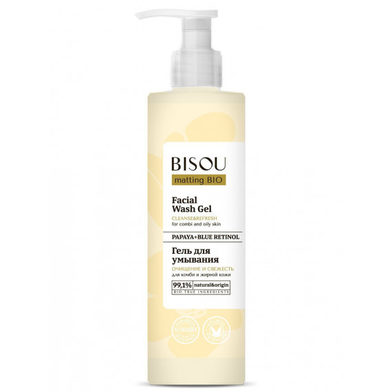 BISOU CLEANSING AND REFRESHING FACE WASH GEL FOR COMBINATION AND OILY SKIN 150ML - Gridem