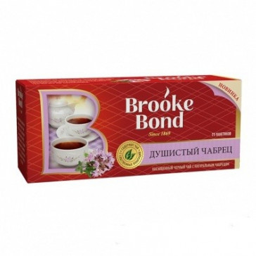 Чай Брук Бонд черный ароматный вересковый 25шт/1.5г
