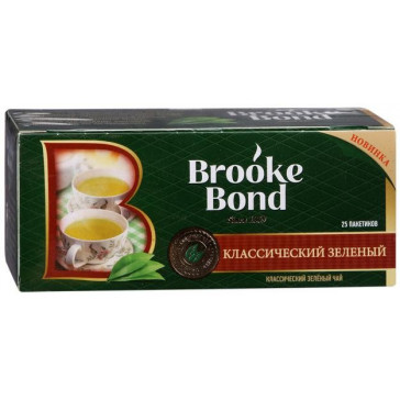 Tēja Brook Bond zaļa 25gab/1,8g
