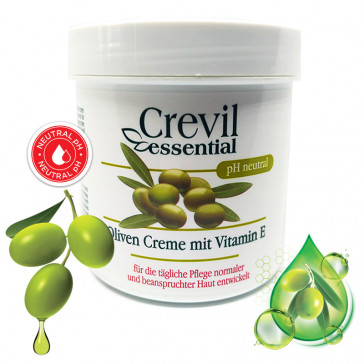 CREVIL CREAM OLIIVIÖLJYLLÄ E-VITAMIINILLA 250 ML (oliivi ja E-vitamiini) (oliivi ja E-vitamiini)