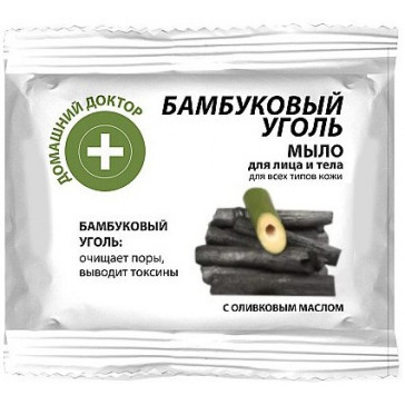 DD BAMBOO CHARCOAL FACE AND BODY SOAP 70G - ELFA(бамбуковый уголь)