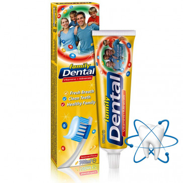 DENTAL FAMILY TOOTHPASTE VITAMINS AND MINERALS 100ML RUBELLA