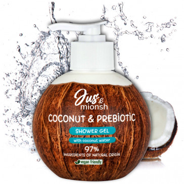 SHOWER GEL WITH COCONUT AND PREBIOTICS 200ML