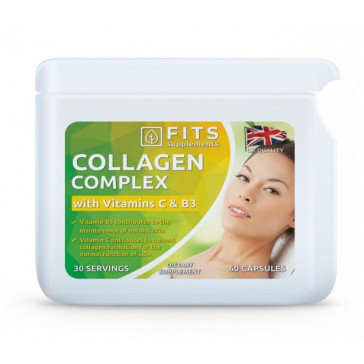 FITS Collagen+ vitamin C + vitamin B3 complex 3 in 1 60 pcs