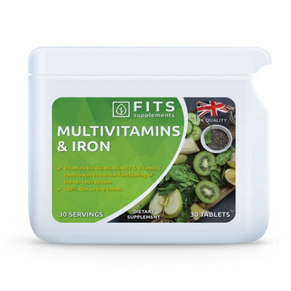FITS Multivitamins + iron 30 tabs
