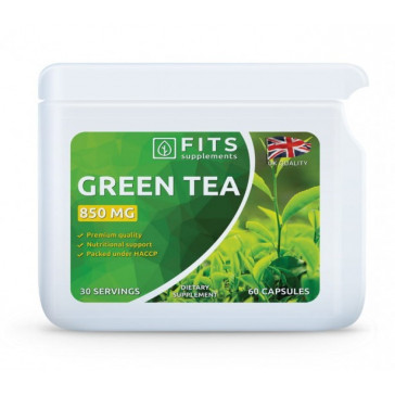 FITS Žaliosios arbatos ekstrakto tabletės 850mg 60vnt