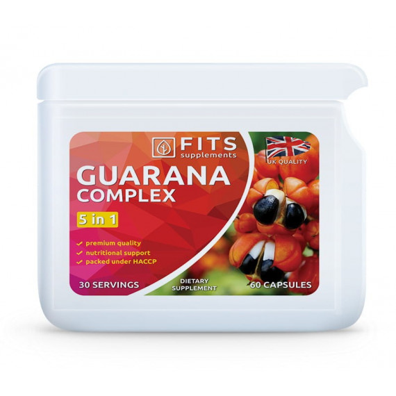 FITS Guaraana kompleks 5 in 1 - energia andev kompleks 60tk